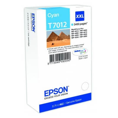 Epson cartucho inyección WP4000/4500 cian xxl