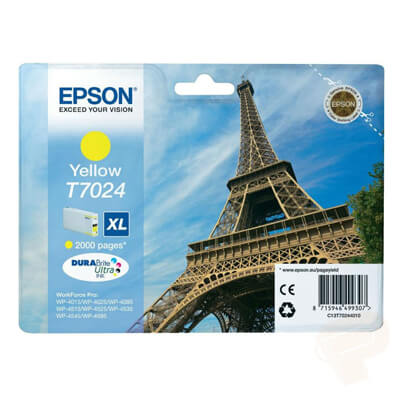 Epson cartucho amarillo inyeccion wp4000/4500 XL