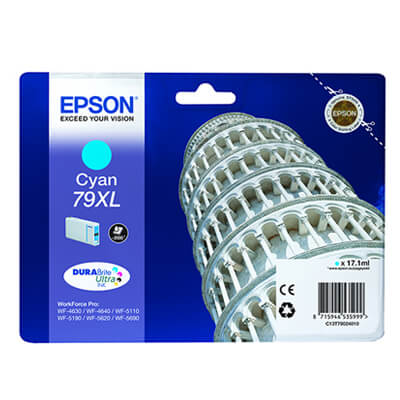Epson cartucho cian 79xl wf-46xx/5xxx
