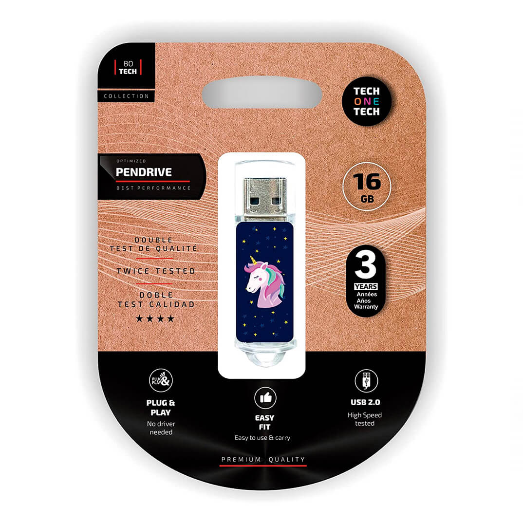 Pendrive 32GB Tech One Tech Unicorn USB 2.0