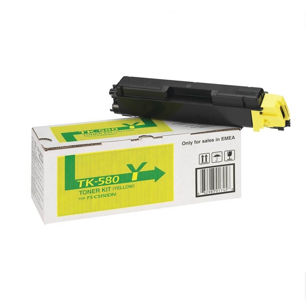 Tóner Kyocera TK-580 amarillo