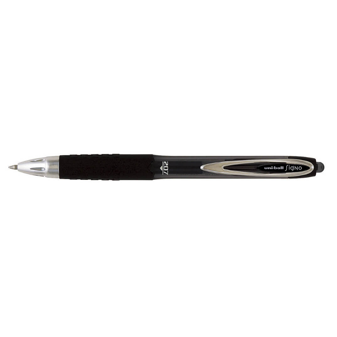 Rollerball tinta gel Uni 207 negro pulsador