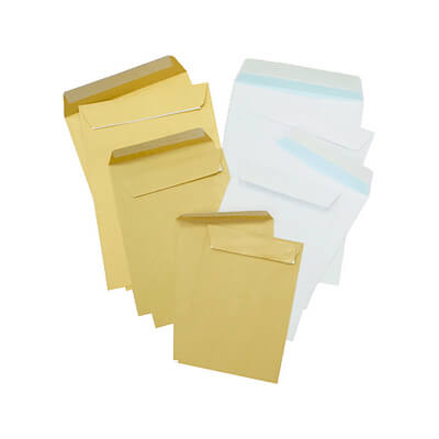 Caja de 1000 bolsas kraft 100x145