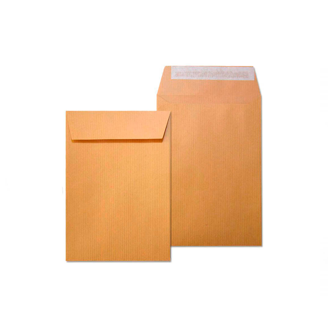 Caja de 500 bolsas kraft 132x187