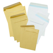 Caja de 250 bolsas kraft 184x261