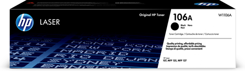 HP tóner láser negro 106A