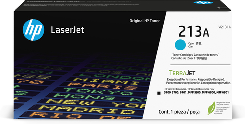 HP tòner LaserJet cian nº 213A