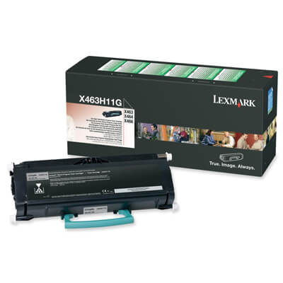 Tóner negro Lexmark para  x463, x464 y x466