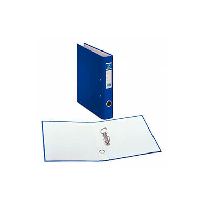 Carpeta 4 anillas 40mm con ollao azul