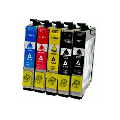 Cartucho remanufacturado Epson T128140 amarillo