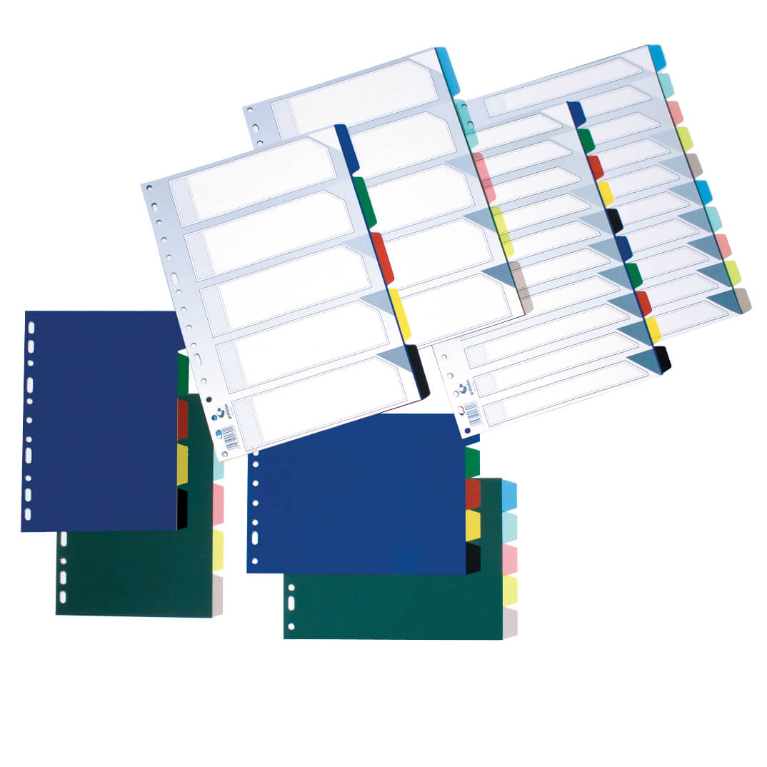 Joc 5 separadors Foli 16 anelles PVC transp