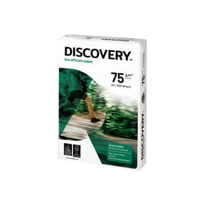 Caixa paper Discovery A4 75g 2500 fulls