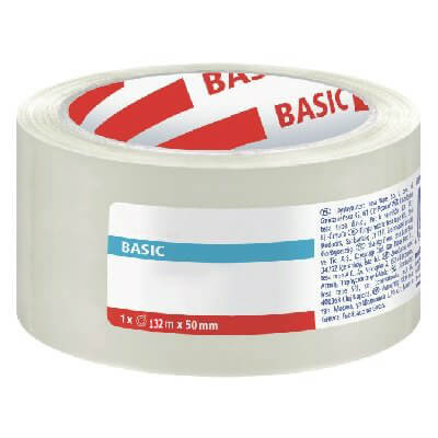 Rollo precinto PP 50x132  transparente