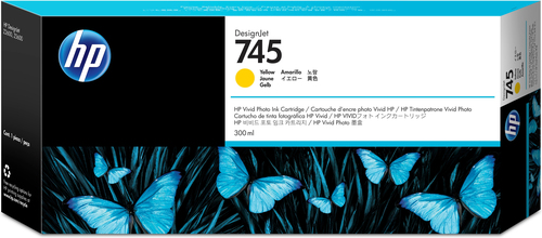 HP cartucho amarillo nº745 DesignJet 300 ml