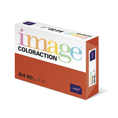 Paquete papel A4 80g rojo London ZR09