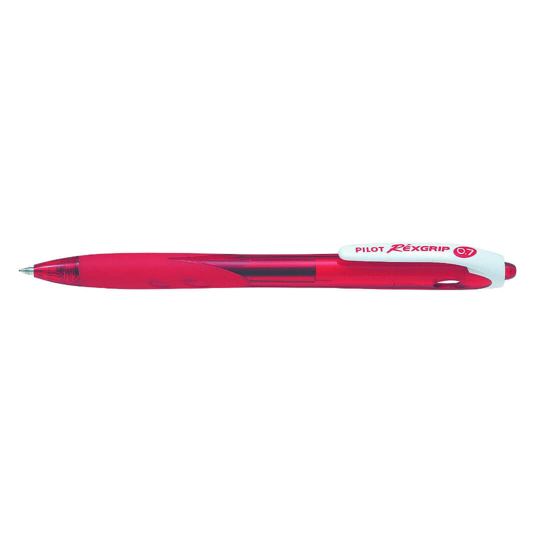 Bolígrafo Pilot Rexgrip Begreen rojo