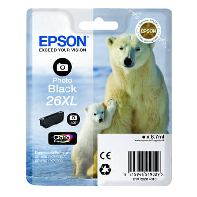 Epson cartucho inkjet negro foto xl xp600/605/700