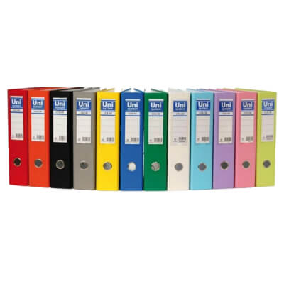 Archivador Unipapel Folio lomo ancho amarillo