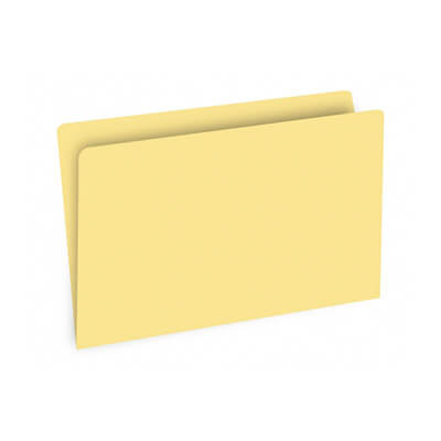 Subcarpeta Folio amarilla pastel (50u)