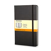 Cuaderno Moleskine QP060 grande tapa dura L rayas