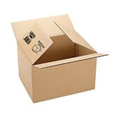 Caja de embalar fixopack 60x40x29cm doble canal