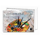 Cuaderno dibujo liso 230x330 sin recuadro 20 hojas