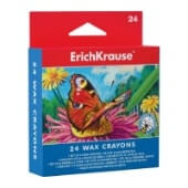 Caja 24 crayones cera colores surtidos