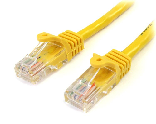 StarTech.com Cable de 3m Amarillo de Red Fast Ethernet Cat5e RJ45 sin Enganche - Cable Patch Snagless