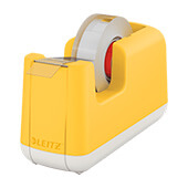 Dispensador cinta adhesiva Leitz Cosy amarillo
