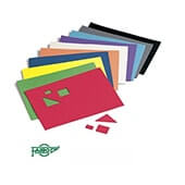 Hojas Goma Eva unicolor 20x30 naranjas (10u)