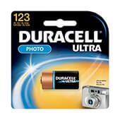 Pila litio 3v CR123A Duracell