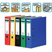 Archivador Folio ancho rojo