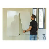 Pizarra blanca lacada magnética 100x150 +protector